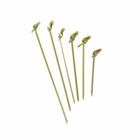 PACKNWOOD 4.7 In. Noshi Bamboo Looped Skewer, 2000PK 209BBBCL120